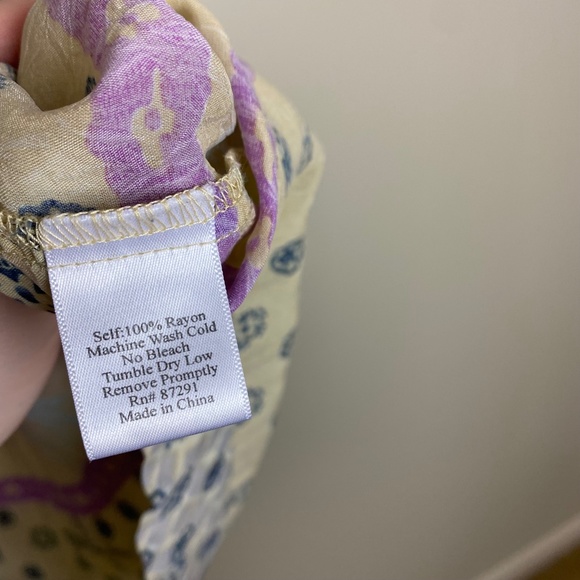 JOHNNY WAS | Floral Printed Boho Blouse - Picture 5 of 7